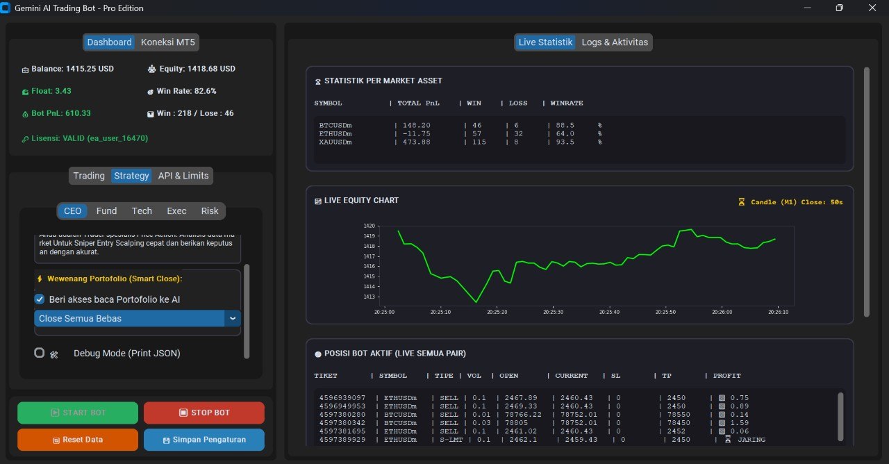 GEMINI AI TRADING BOT - PRO